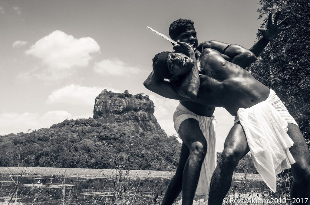 Locks and grips, (Sinhala: "gata-puuttu") with or without weapons, is a key part of Angampora combat. There are more than 60 different locks and grips that have been transmitted through the centuries to this day. © Reza Akram 2010 - 2017